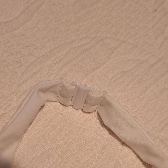 Janie and Jack girls size 12-18 1 piece flamingo ruched swim suit - Picture 7 of 7